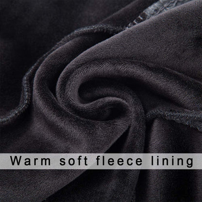 2 Pcs Unisex Warm Fleece Windproof Balaclava for Men and Women, Black and White