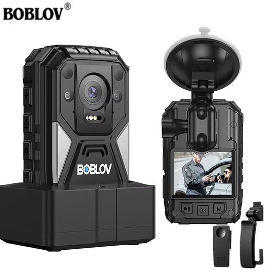 B4K4 Body Worn Camera 4K 128G Video Recorder GPS IP67 Police Security Camera 4000Mah Battery 15Hrs Recording Body Camera