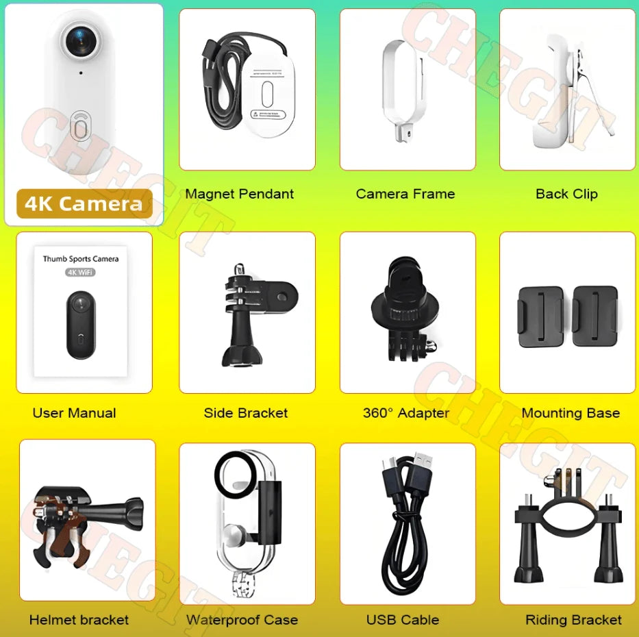 4K 1080P Mini Body Camera Helmet Handlebar Motorcycle Road Sport Cam Battery Body Cam Full Hd Sports Action Wifi H88 Camera