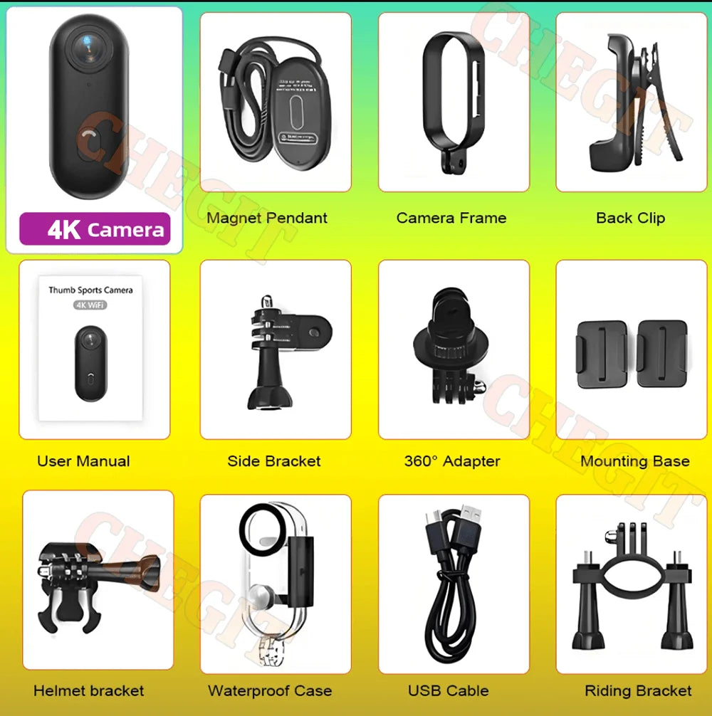 4K 1080P Mini Body Camera Helmet Handlebar Motorcycle Road Sport Cam Battery Body Cam Full Hd Sports Action Wifi H88 Camera