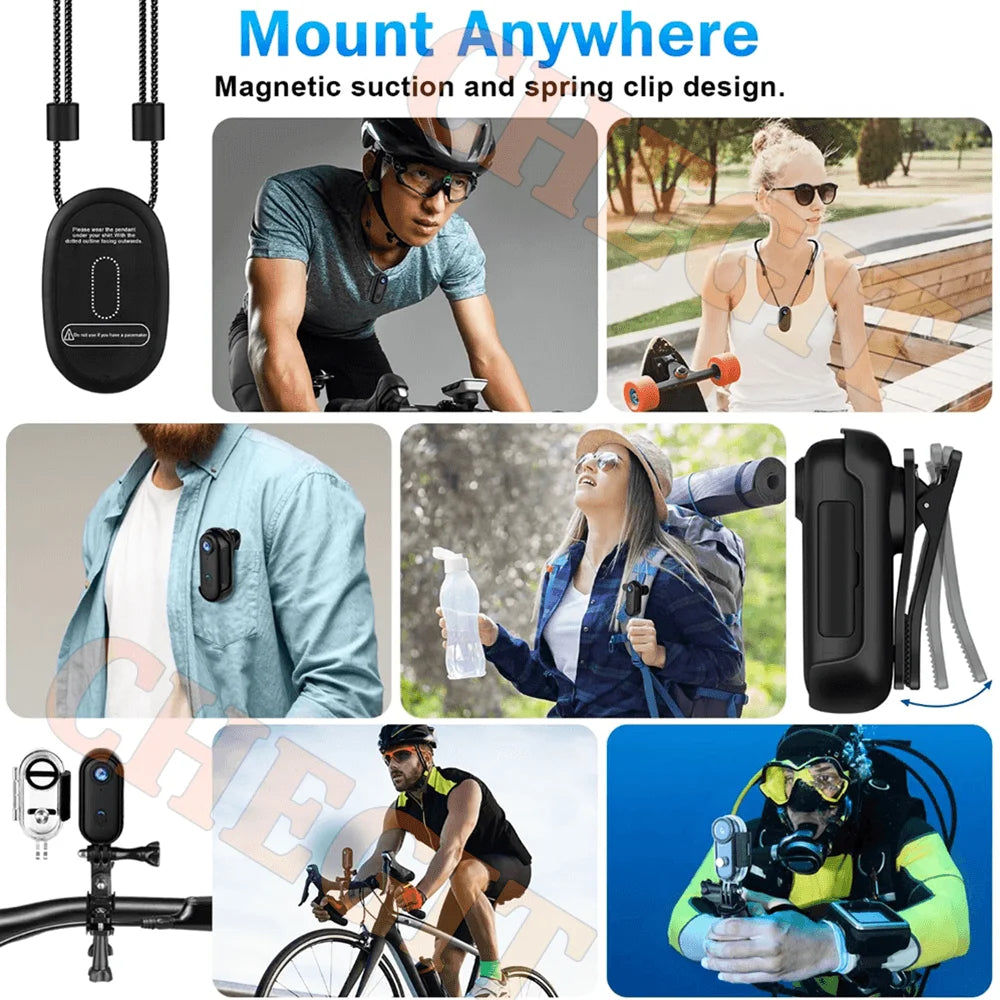 4K 1080P Mini Body Camera Helmet Handlebar Motorcycle Road Sport Cam Battery Body Cam Full Hd Sports Action Wifi H88 Camera
