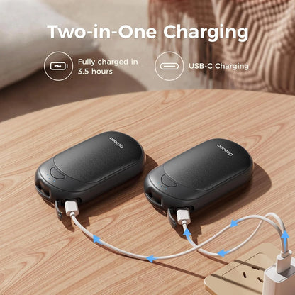 Rechargeable Hand Warmers 2 Pack ,Electric Portable Magnetic Hand Warmers,Winter Gifts for Women Men,Ut3 Lite