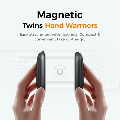Rechargeable Hand Warmers 2 Pack ,Electric Portable Magnetic Hand Warmers,Winter Gifts for Women Men,Ut3 Lite