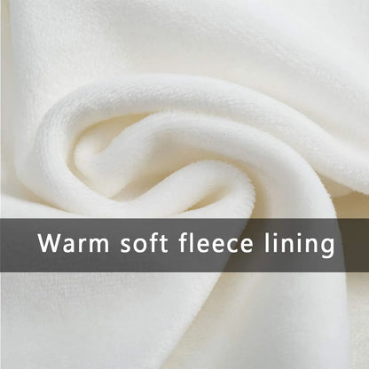 2 Pcs Unisex Warm Fleece Windproof Balaclava for Men and Women, Black and White